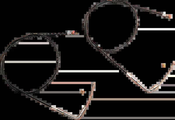 S&S Cycle Black Vinyl Throttle Cable – 42″ – Black