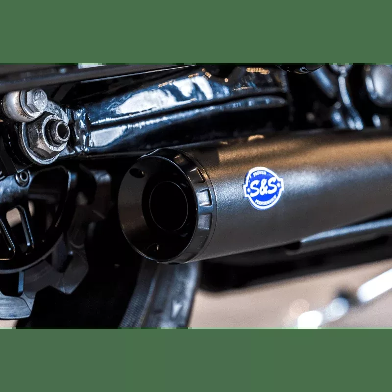 S&S Cycle EXH 50ST 2-1 GAR.BL 20FL For Harley