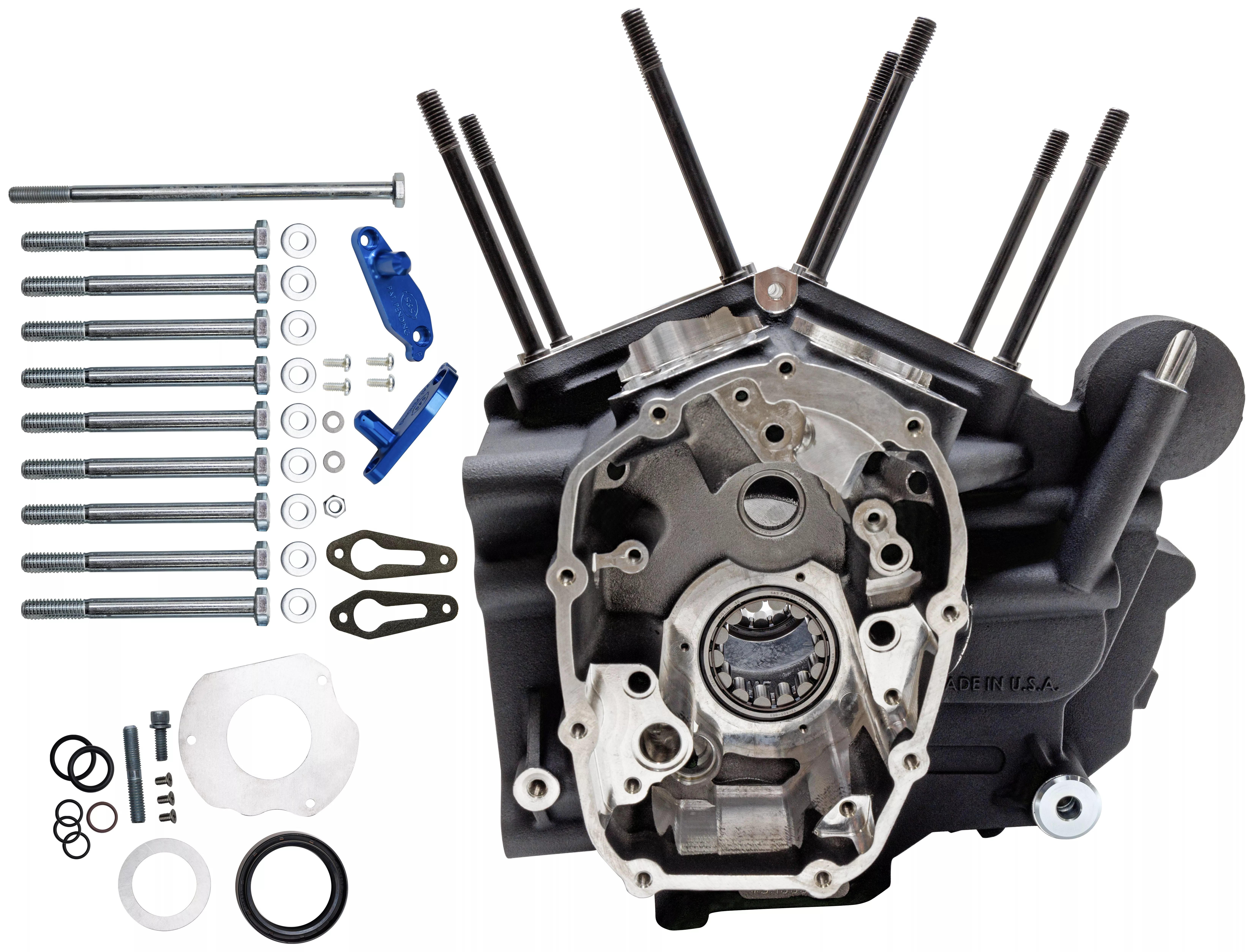 S&S Cycle MK-Series Engine Crankcase Assembly For Harley Touring 2017-2025