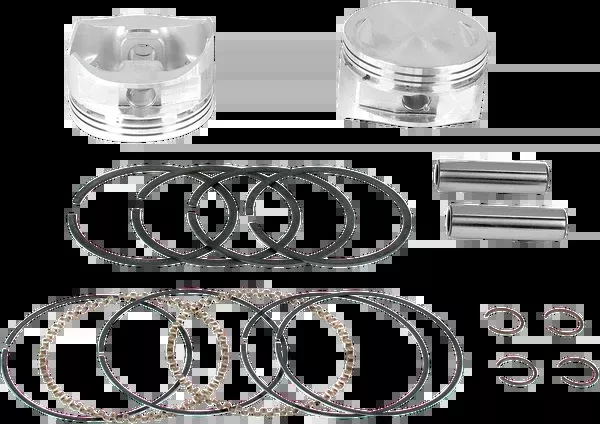 S&S Cycle Piston Kit – For 100″/107″ Super Sidewinder – 4.000″ – +0.010″