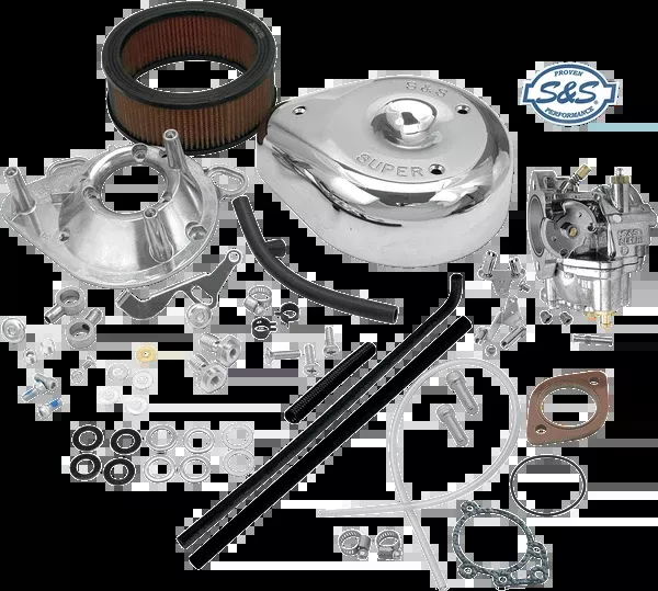 S&S Cycle Super E Carburetor Kit Without Manifold – Evolution Big Twin