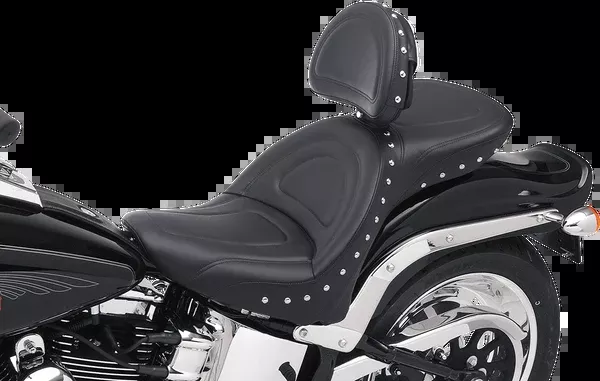 Saddlemen Explorer Special Seat – Studded – W/ Backrest – FL/FX ’00-’06
