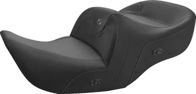 Saddlemen Heated Roadsofa Seat Carbon Fiber Without Backrest Black GL - H01-07-185HCT