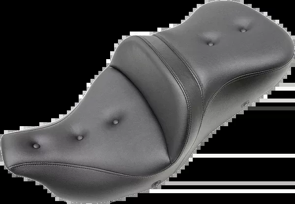 Saddlemen Roadsofa™ Seat – Heated – Pillow Top – Without Backrest – Black – FLH/FLT ’09-’24