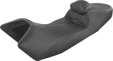 Saddlemen Seat Adventure Tour One-Piece Standard With Lumbar Backrest Stitched Black - 0810-KT11BR