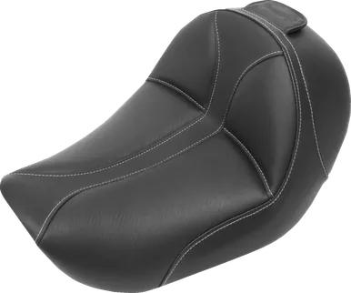 Saddlemen Seat Dominator Solo Stitched Black w/ Gray Stitching - 806-04-0042
