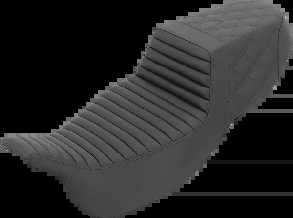 Saddlemen Step-Up Seat – Extended Reach – Front Tuck-N-Roll/Rear Lattice Stitch – FLRT/FLTRT ’15-’25