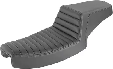 Saddlemen Step-Up Seat Front Tuck-n-Roll Black Dyna - 891-04-171