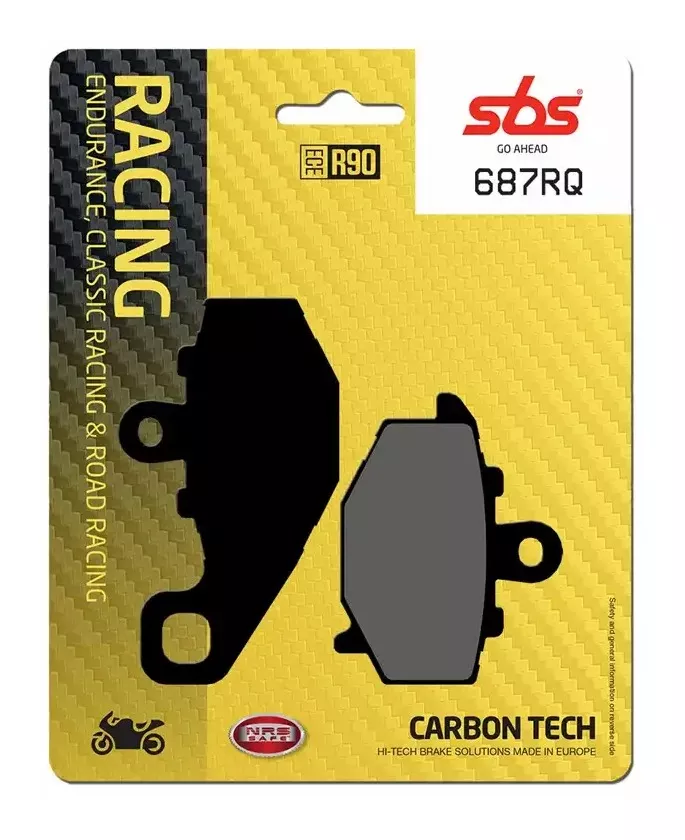 SBS Brake RQ Carbon Rear Brake Pads 687RQ