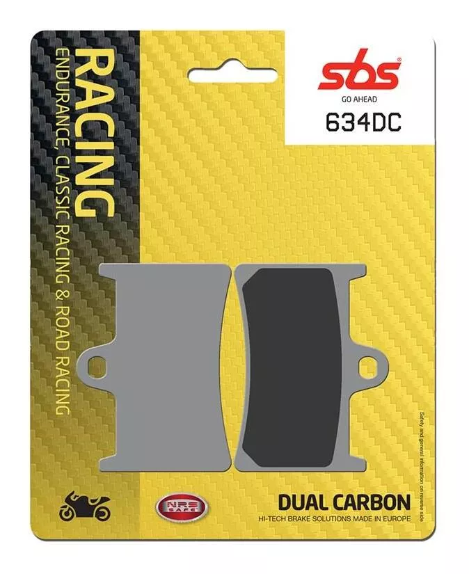 SBS Dual Carbon Front Brake Pads 634DC