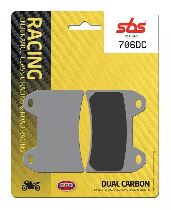 SBS Dual Carbon Front Brake Pads 706DC