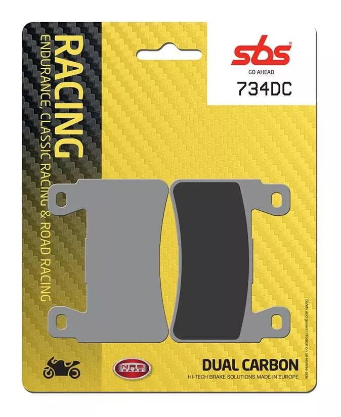 SBS Dual Carbon Front Brake Pads 734DC