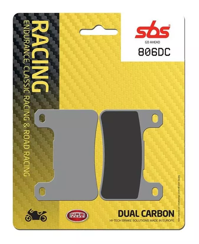 SBS Dual Carbon Front Brake Pads 806DC