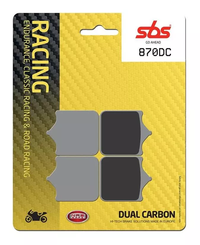 SBS Dual Carbon Front Brake Pads 870DC