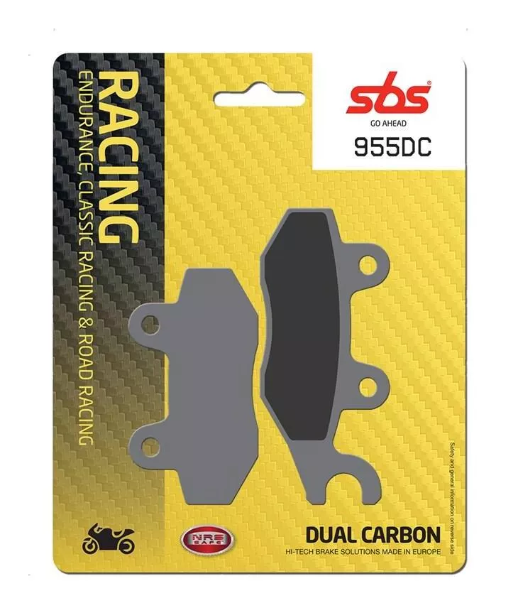 SBS Dual Carbon Front Brake Pads 955DC