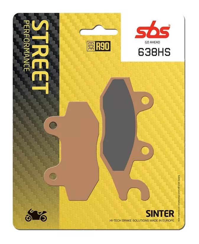 SBS HS Sintered Front Brake Pads 638HS