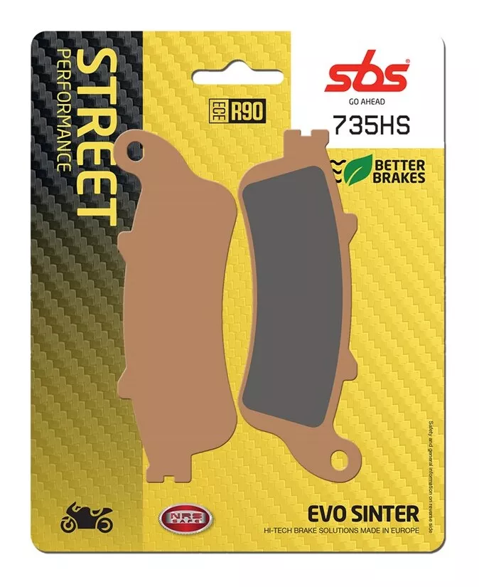 SBS HS Sintered Front Brake Pads 735HS