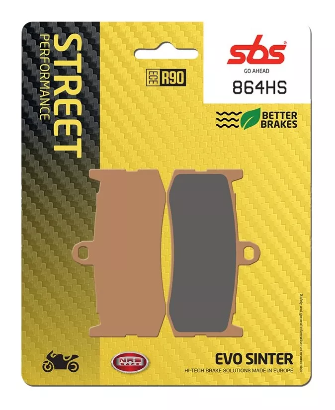 SBS HS Sintered Front Brake Pads 864HS