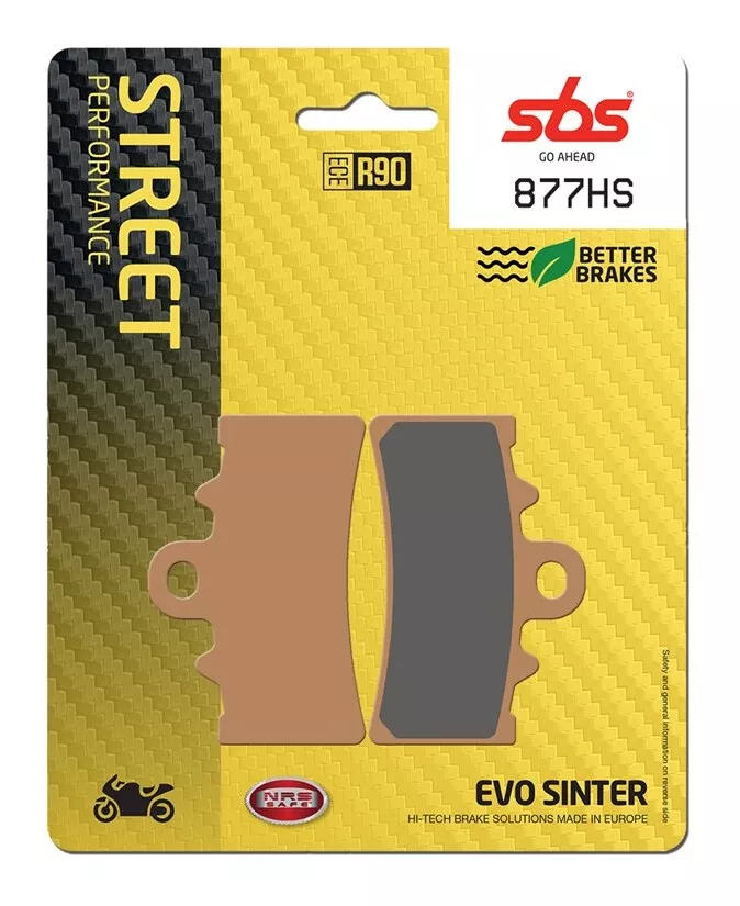 SBS HS Sintered Front Brake Pads 877HS