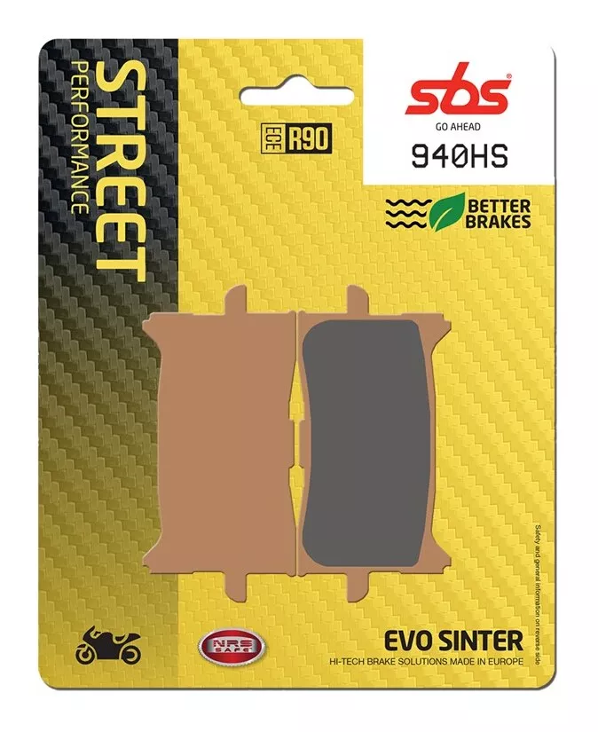 SBS HS Sintered Front Brake Pads 940HS