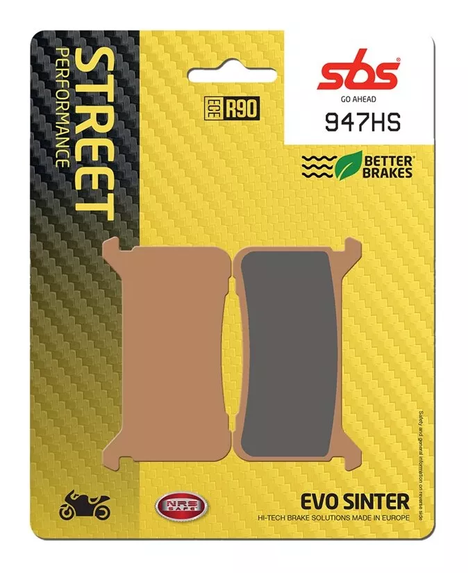 SBS HS Sintered Front Brake Pads 947HS