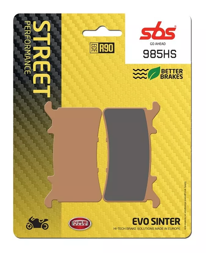 SBS HS Sintered Front Brake Pads 985HS