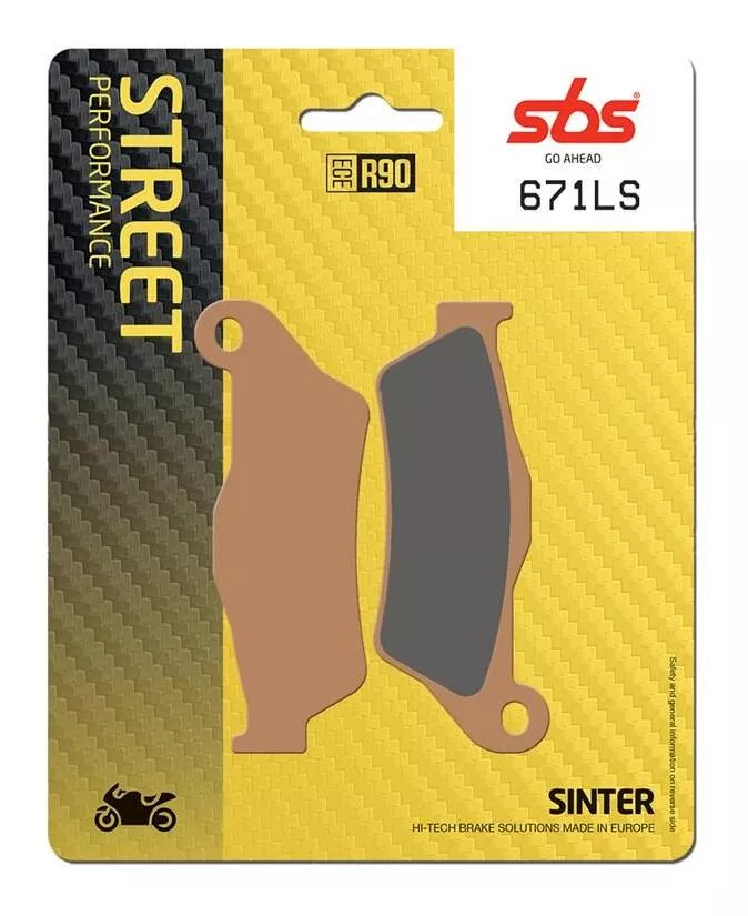 SBS LS Sintered Rear Brake Pads 671LS
