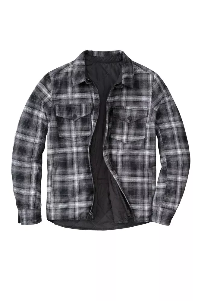 Scorpion Exo Morpheus Reversable Jacket Black Plaid Grey 2X - 15001-7