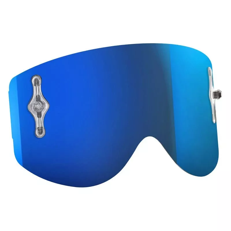 Scott MX Single Works Lens Recoilxi/80'S Electric Blue Chrome