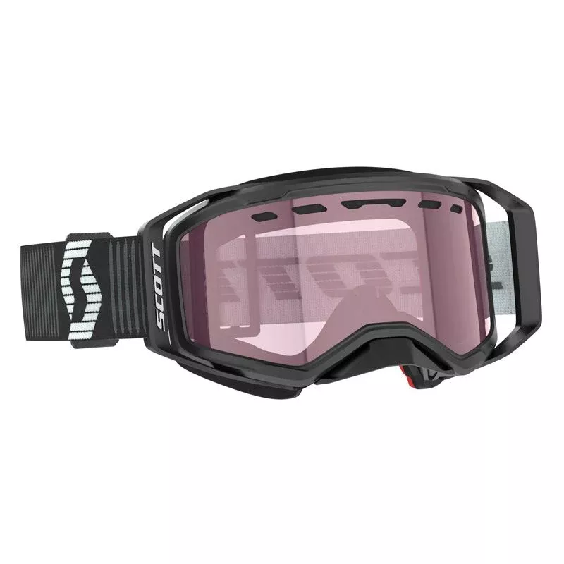 Scott Prospect 2.0 Snowmobile Goggles (Black/White Rose)