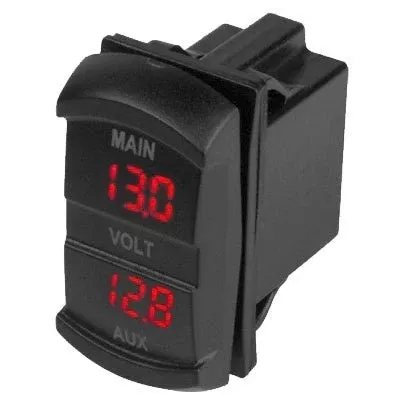 Sea-Dog Dual Voltmeter Rocker Switch Style