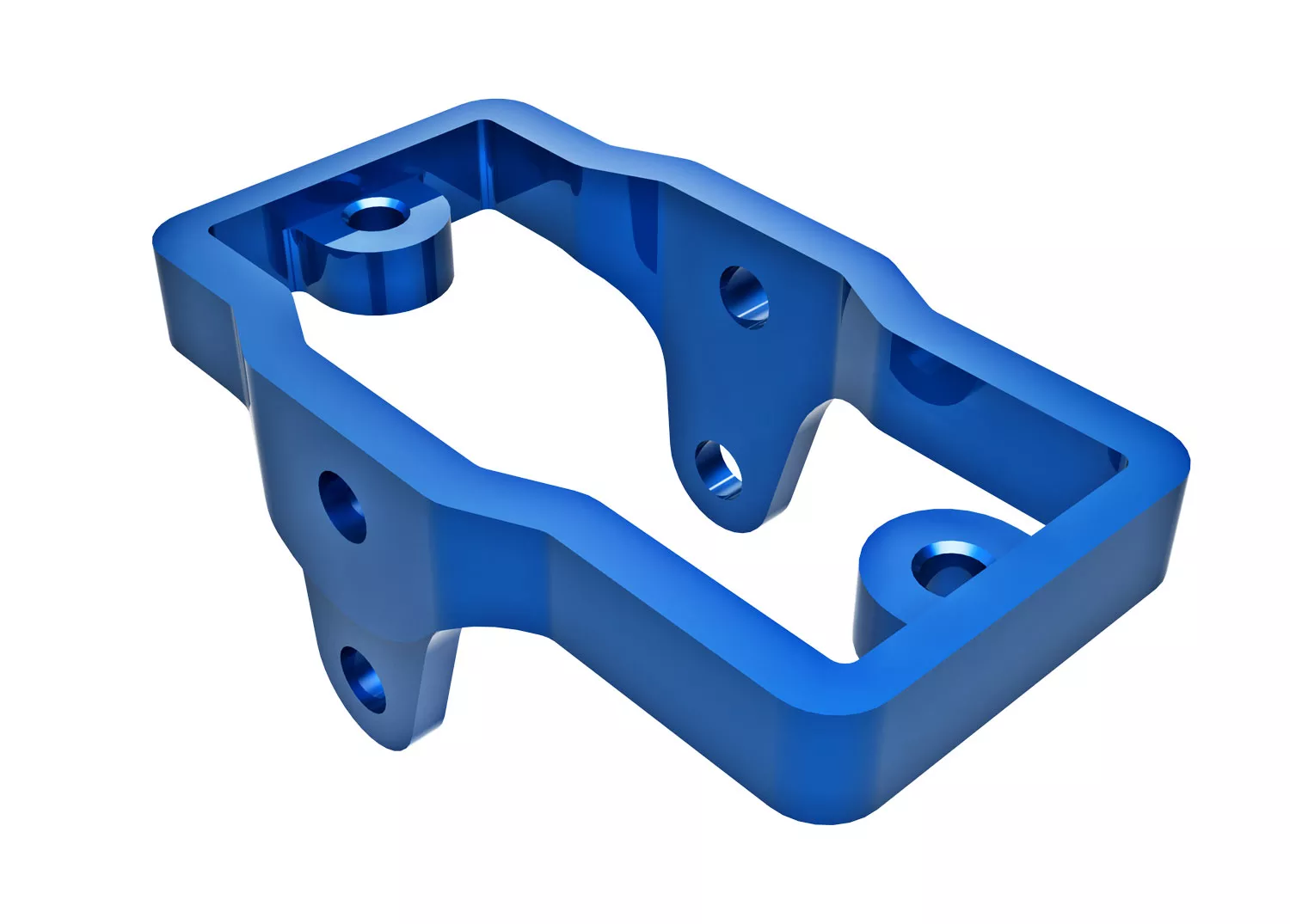 Servo Mount, 6061-T6 Aluminum (Blue-Anodized)
