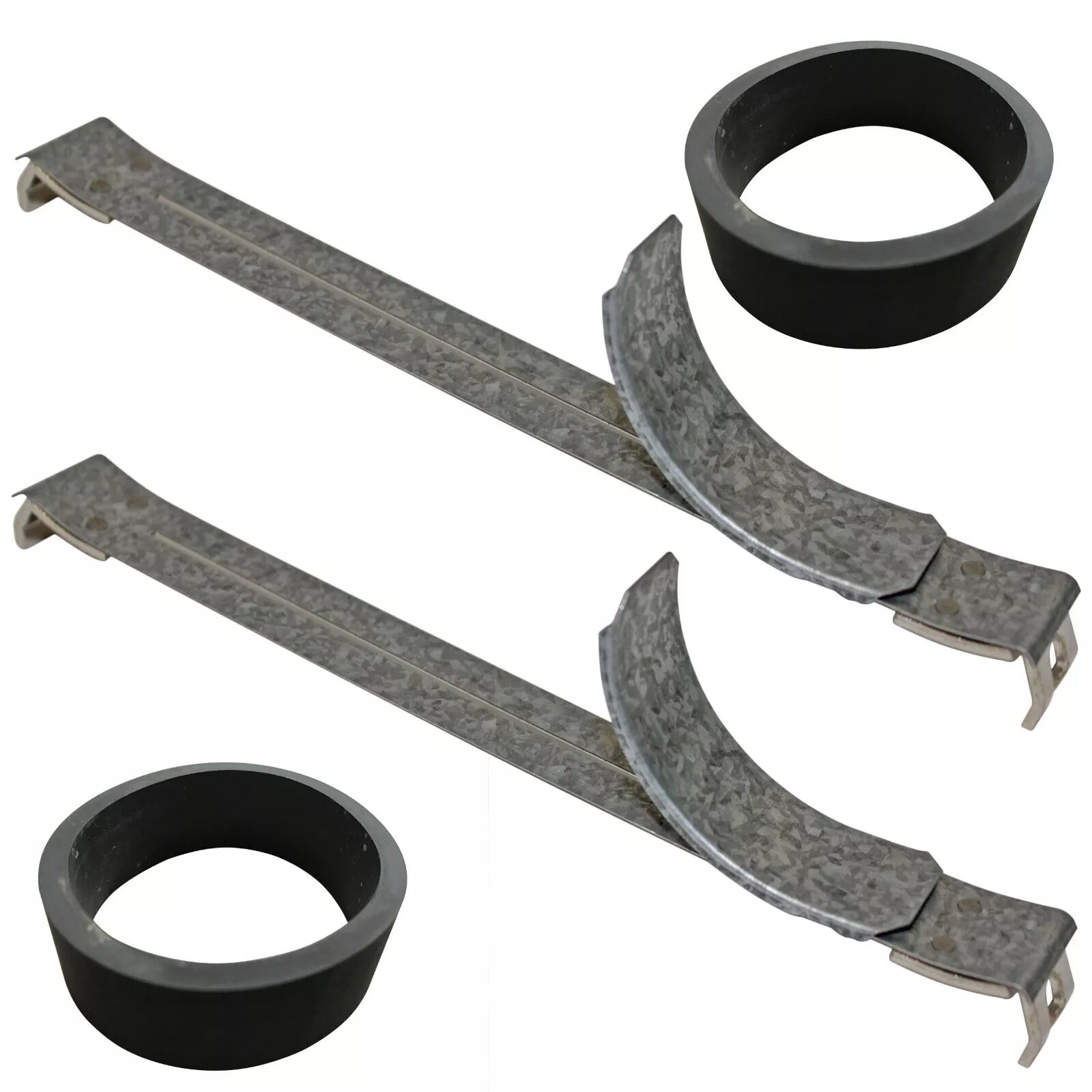 Set of 2 Intake Manifold Clamps with Seals For Harley-Davidson Sportsters (1978+)