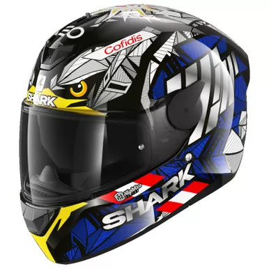 Shark Dskwal 2 Oliveira Falcao Black Bue Red Helmet