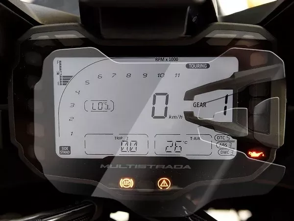 Shieldotron Ducati Multistrada 950 / 1200 / 1260 2015+ Instrument Cluster Screen Protector