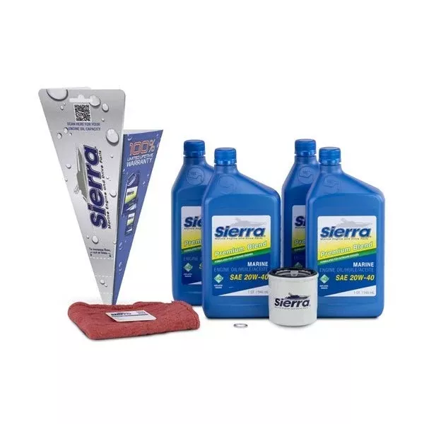 Sierra Oil Change Kit, Yamaha 20W-40