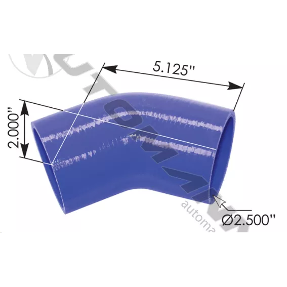 SILICONE 45 DEG ELBOW