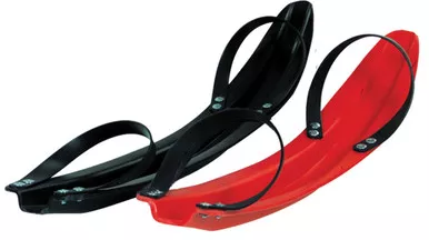 SLP Ski Slips Black (Pair) With 24" Straps - 35-238