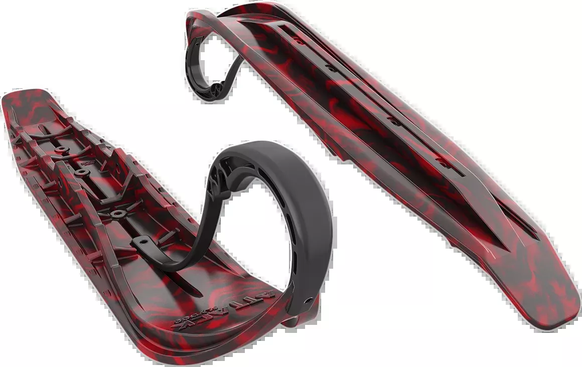 Slydog Attack Ski – 7″ – Black/Red-ATKSWRBLKREDLOP