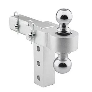 Smittybilt 2926 Adjustable Aluminum Drop Hitch 6 Inch Towing Trailer