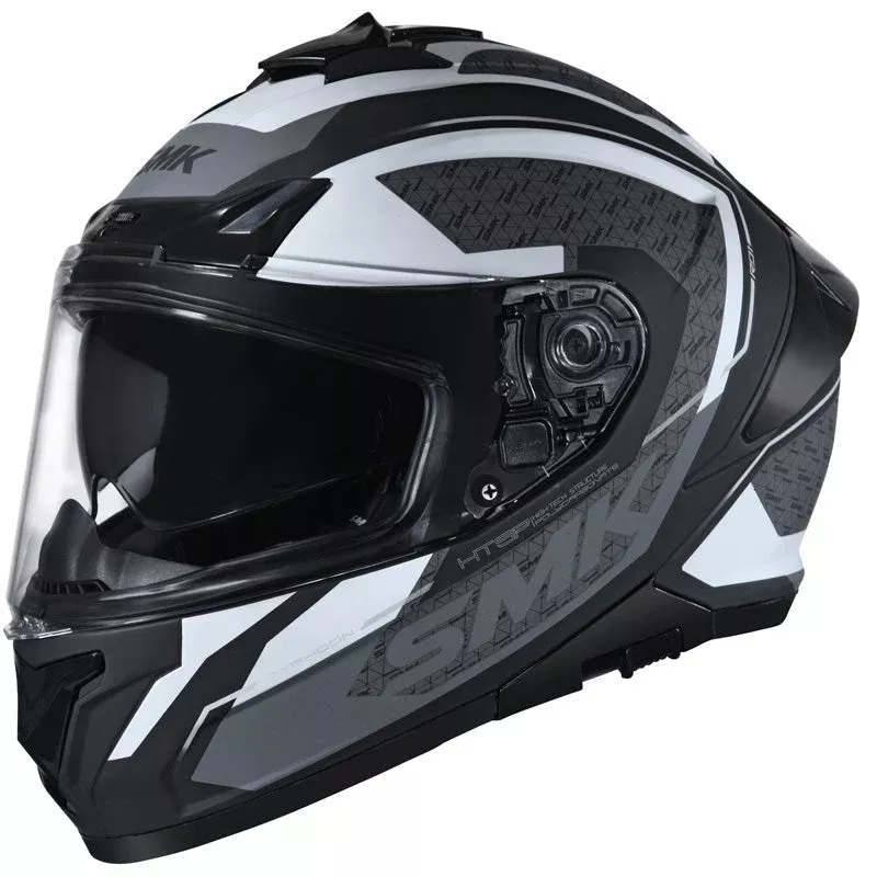 SMK Typhoon Helmet RD1 Black/White/Grey (Matte) (XS)