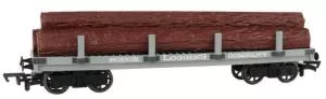 Sodor Logging Flatcar with Logs - HO Scale (Thomas The Train) Bachmann Train HO Scale