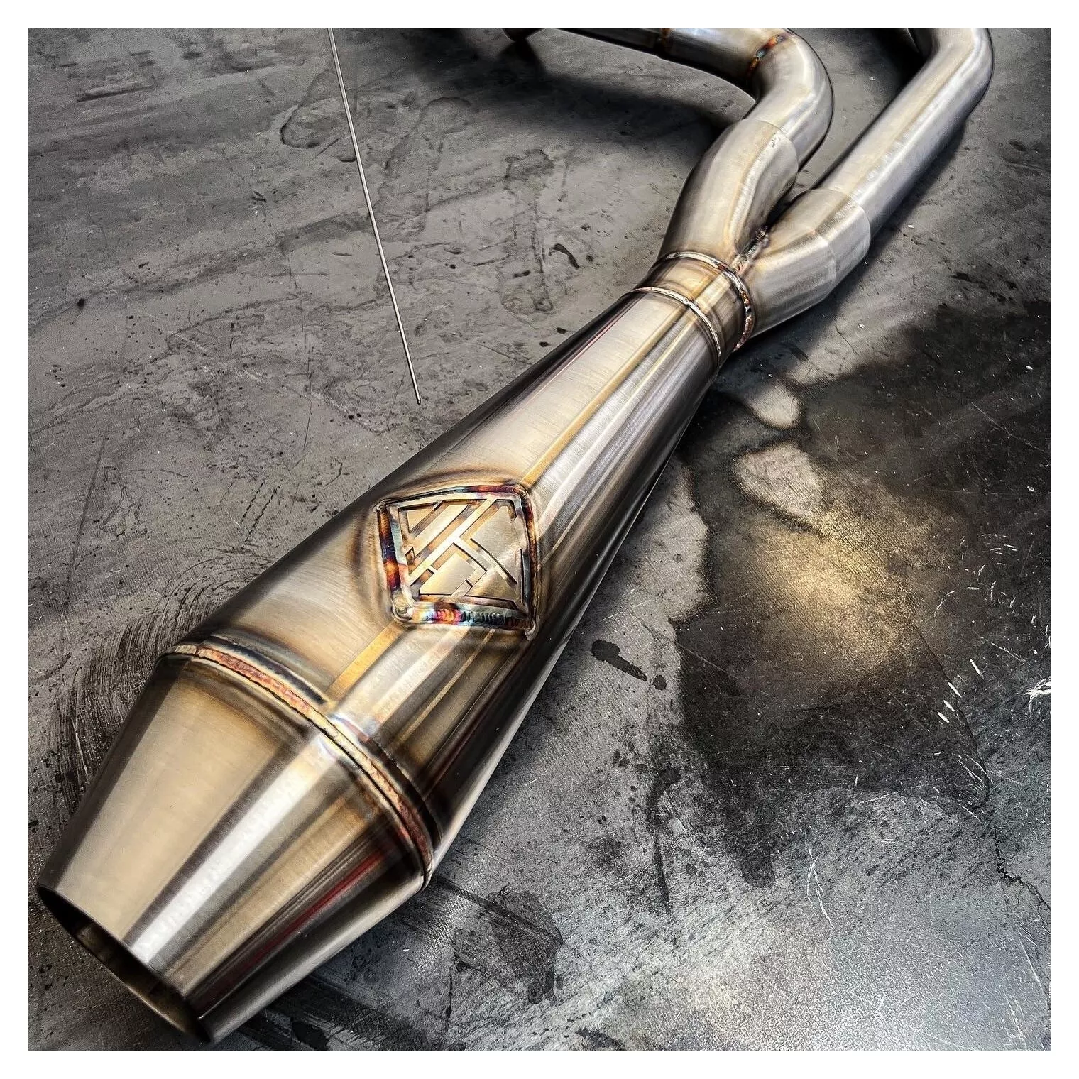 SP Concepts Big Bore 2-Into-1 Exhaust For Harley Touring 2017-2026