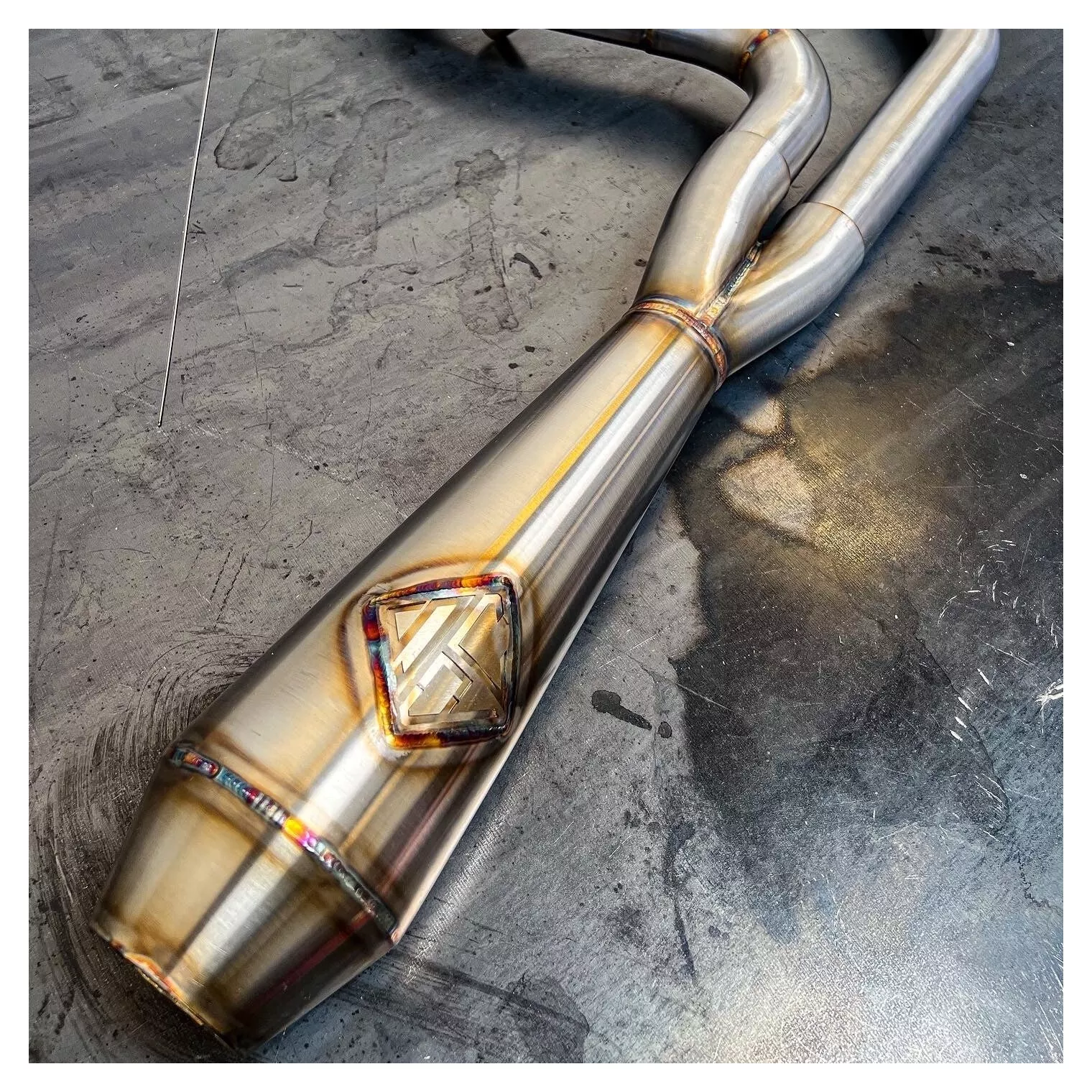 SP Concepts Lane Splitter 2-Into-1 Exhaust For Harley Touring 1996-2016