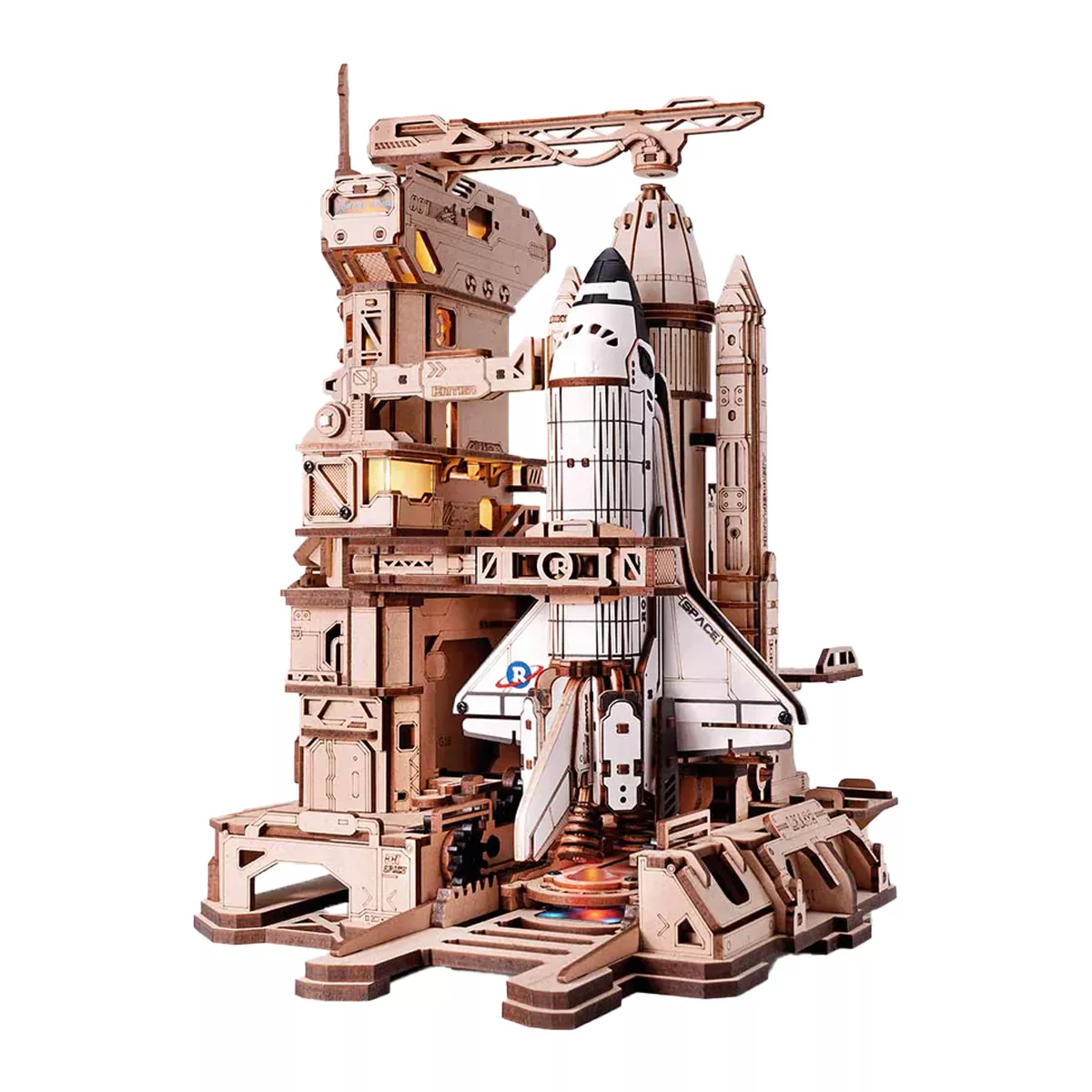 Space Shuttle Mechanical 3D Wooden Puzzle 3D Modern Wooden Model