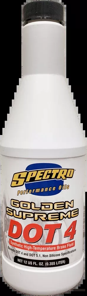 Spectro 582-00007 310232 DOT 4 GOLDEN BRAKE FLUID 12 OZ