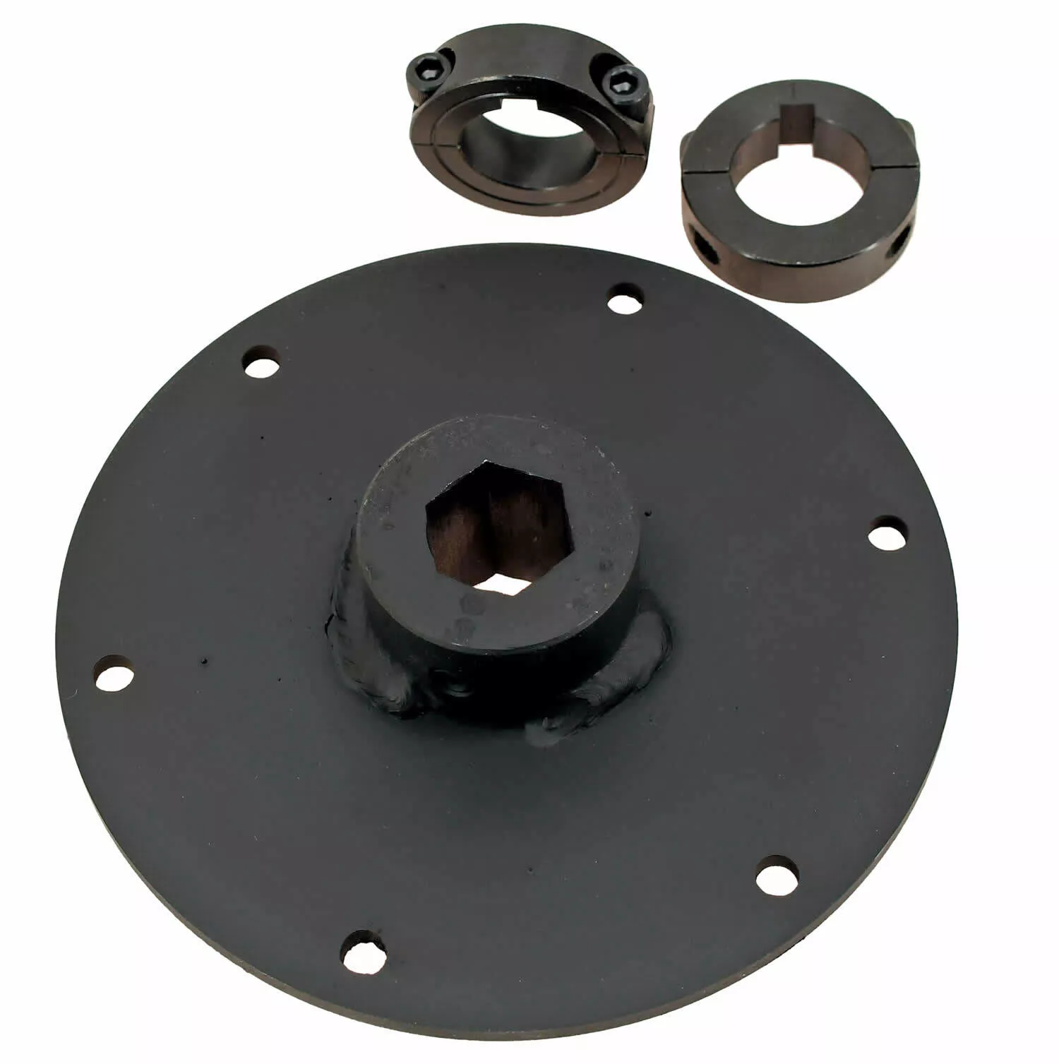 Sprocket Hub (7/8" Hex Bore) Steel | 5-1/4" Bolt Circle