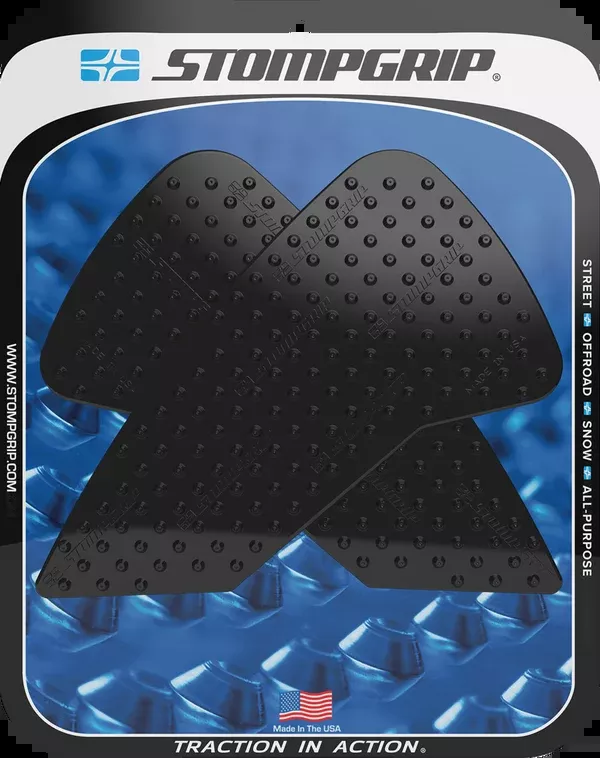 StompGrip Tank Grips – Volcano – Black – Honda – CRF ’21-’25
