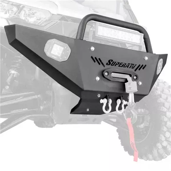 SuperATV Winch Ready Bumper With Light Bar