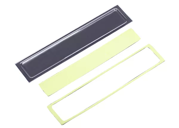 Tailgate Panel Insert (Clear, Requires Painting)/ Adhesive Foam Tape (2) (for TRX-4 #8010 Body)